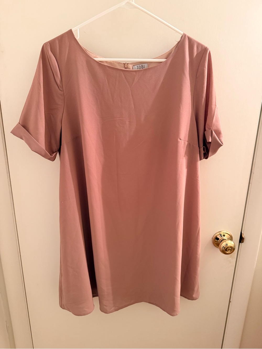 Pink A-line shift dress